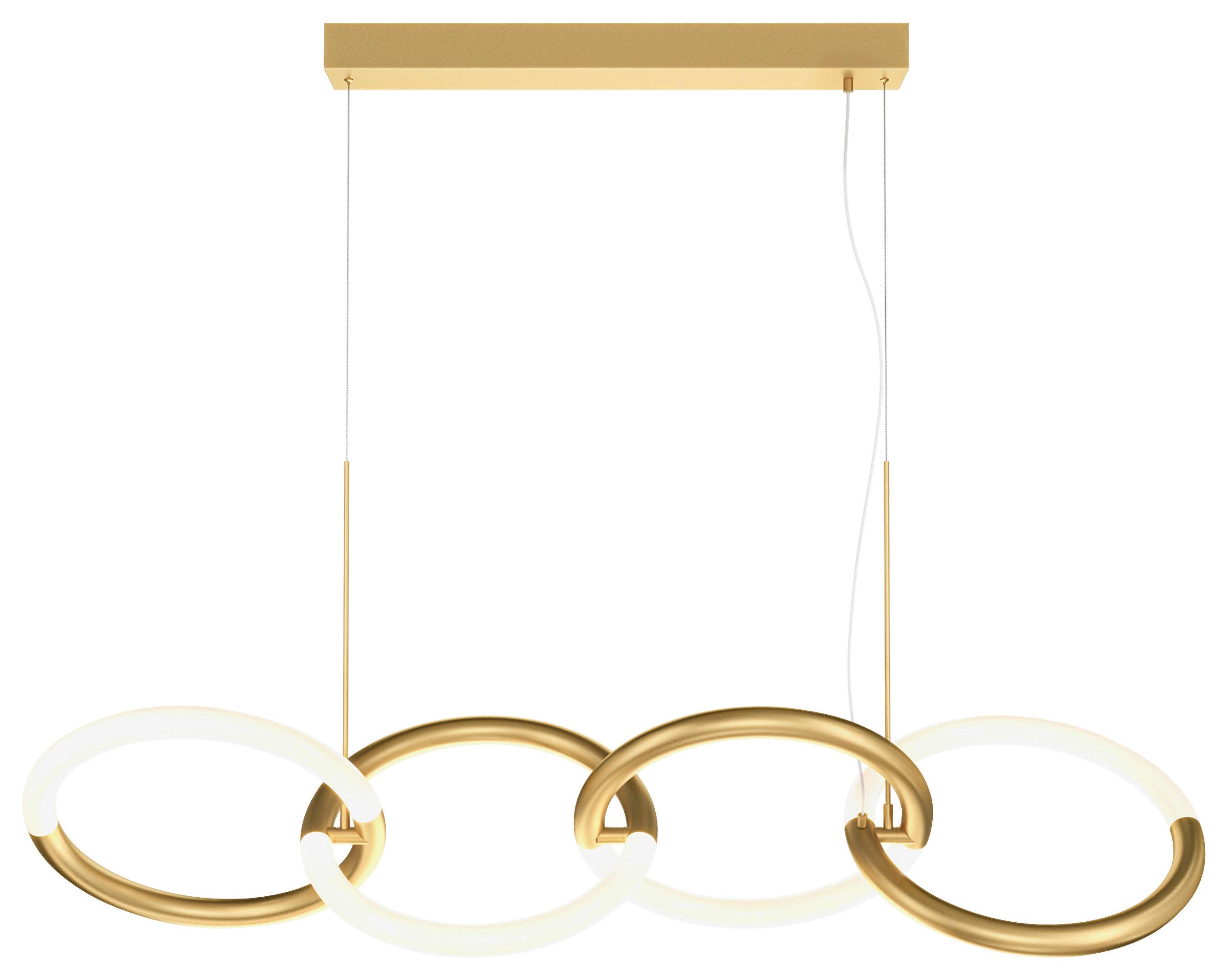 PENDELLEUCHTE NODE - Goldfarben, Trend, Metall (27/33/100cm) - MAYTONI