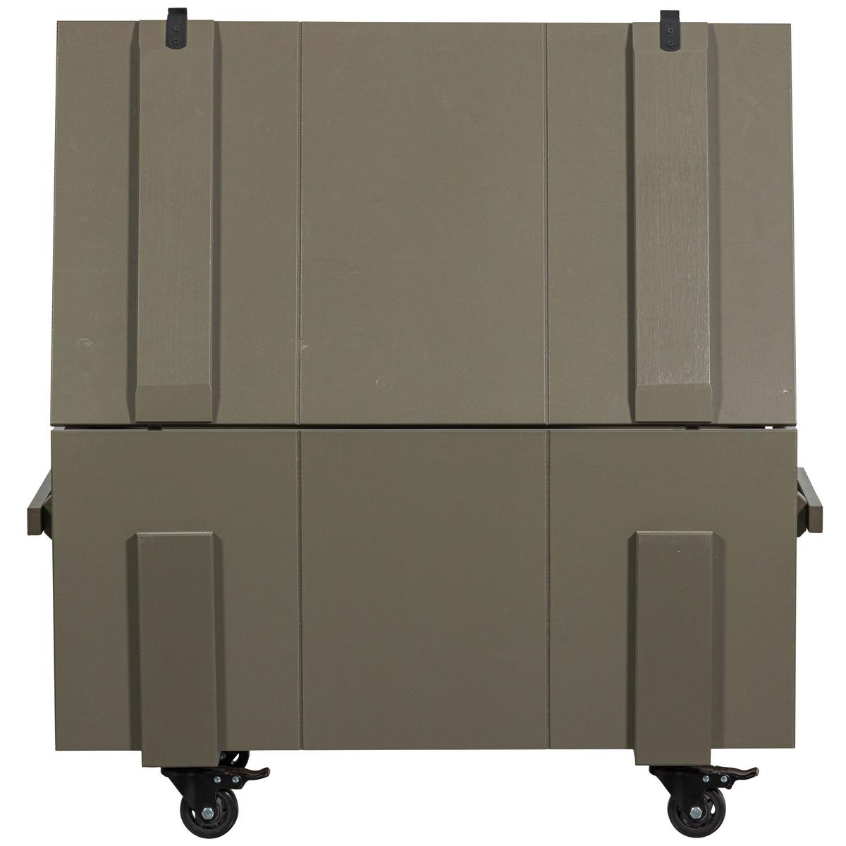 Truhe Bobby Grün B: 100cm - Grün, Design, Holz (100/55/56cm) - Livetastic