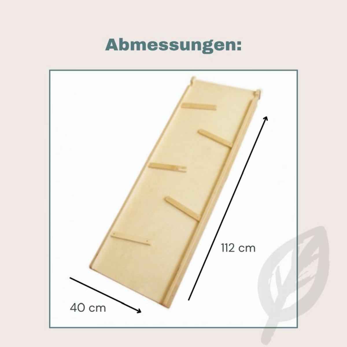 Rutsche natur 40x112 cm - Birkefarben, Basics, Holz (112/40/7cm) - CLIFF