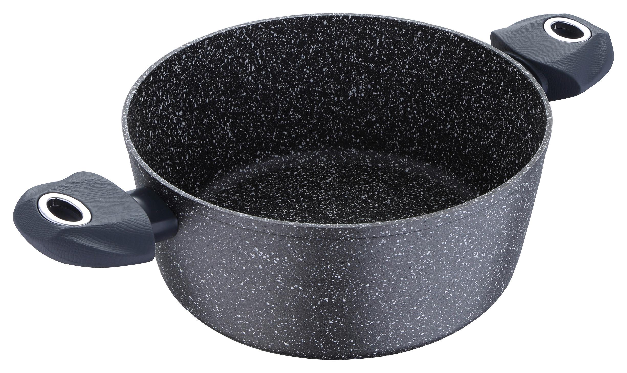 Kochtopf Orion 4,3 Liter Aluminium - Grau, Basics, Kunststoff/Metall (24cm)
