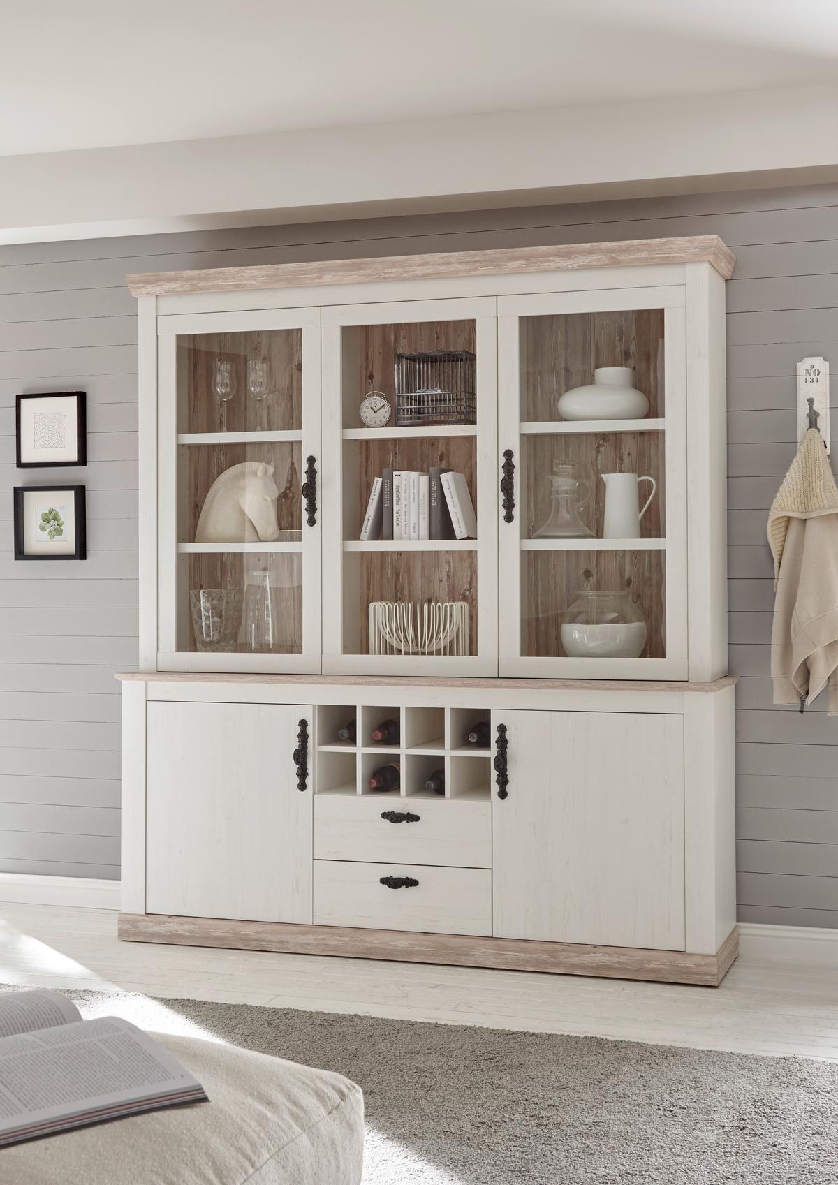 Buffet Florenz Hellbraun/Pinienfarben B:184cm - Hellbraun/Pinienfarben, Design, Holzwerkstoff (184/205/44cm) - MID.YOU