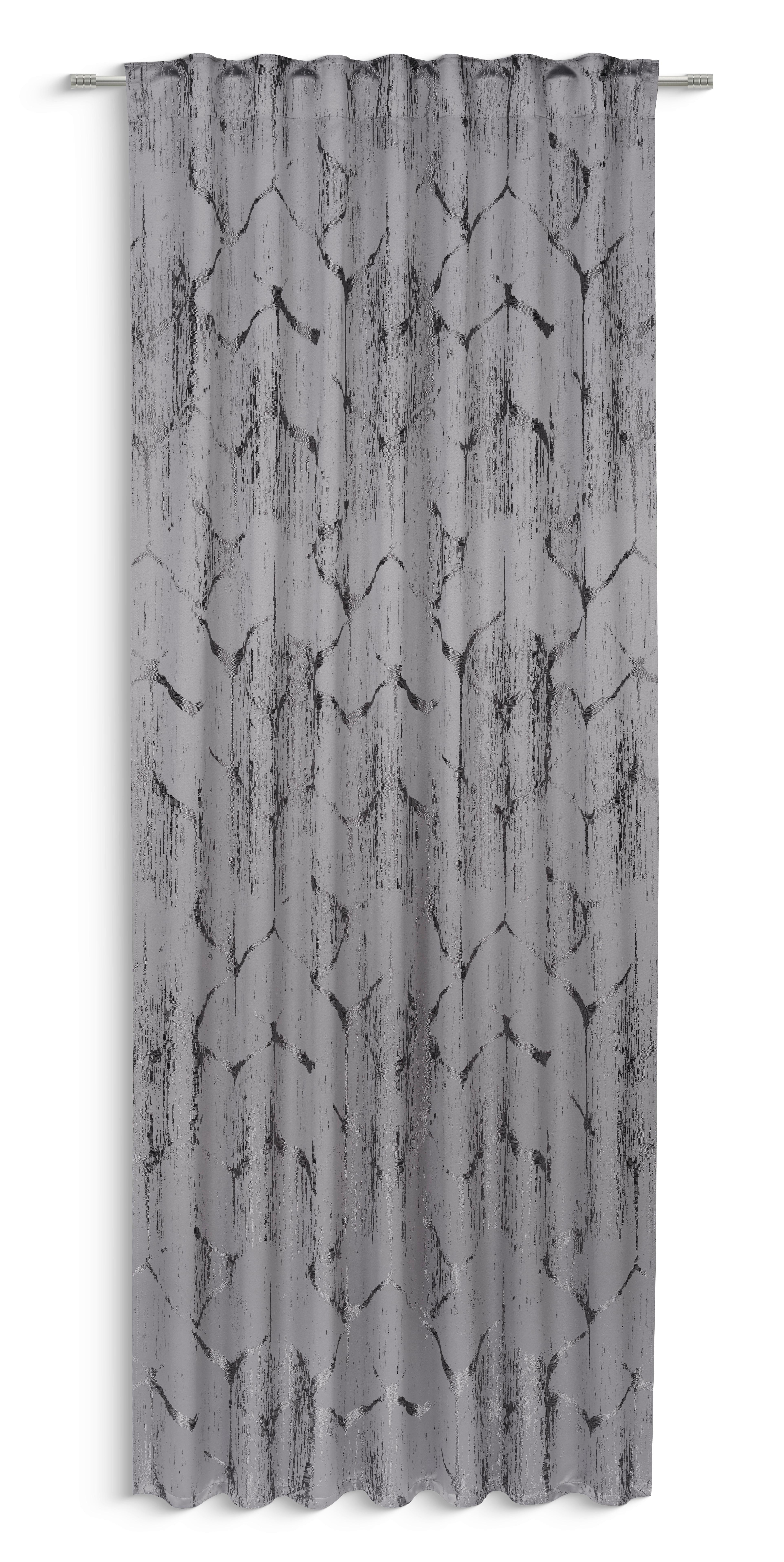 Fertigvorhang Becky - Anthrazit, MODERN, Textil (140/245cm) - Luca Bessoni