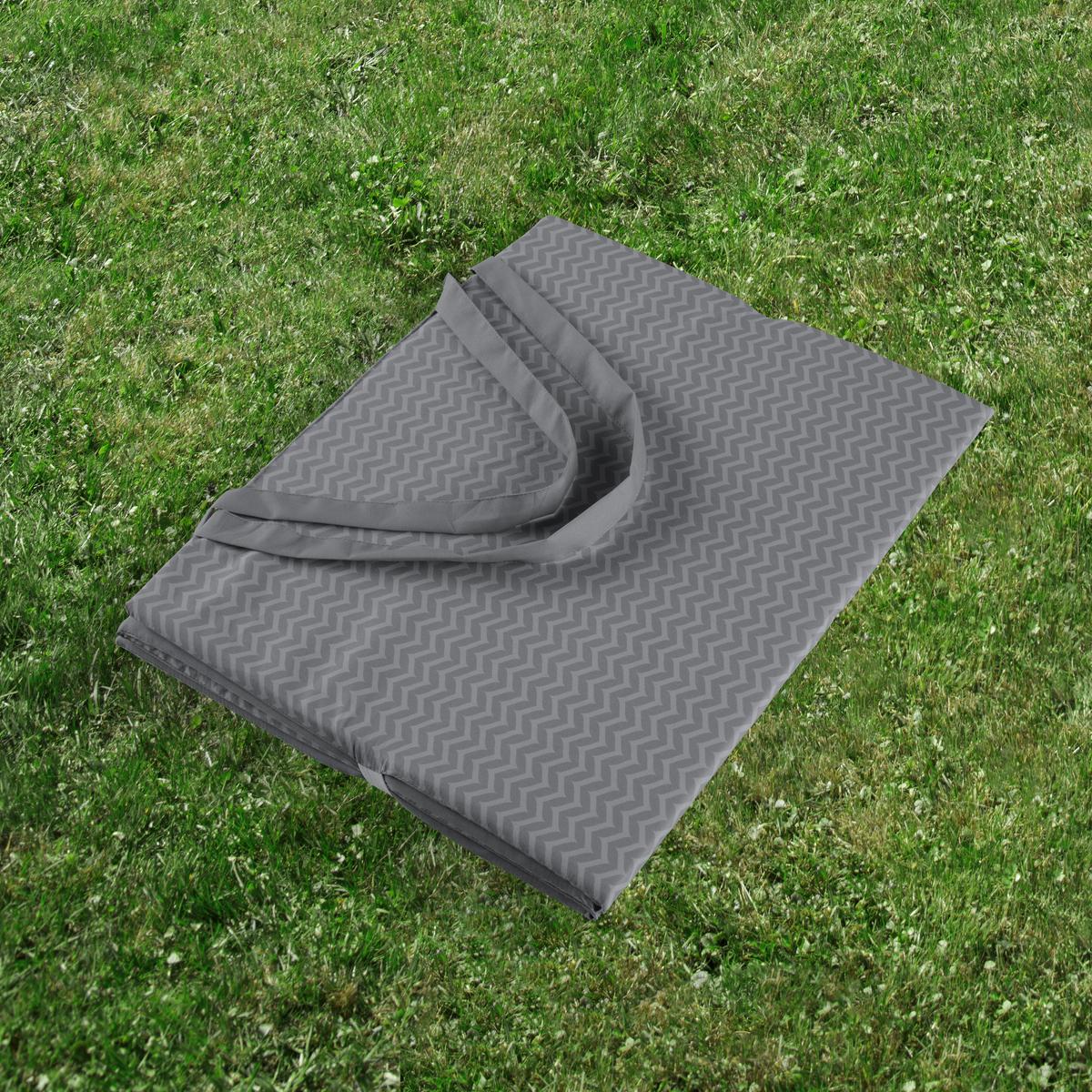 Liegenauflage Meila - Anthrazit, MODERN, Textil (50/160cm) - Luca Bessoni