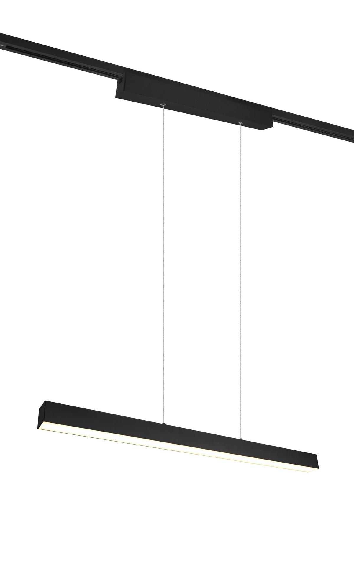 Schienensystem Duoline Hängeleuchte 73143131 Pl Paros - Schwarz, Basics, Metall (90/180/5cm) - Trio Leuchten