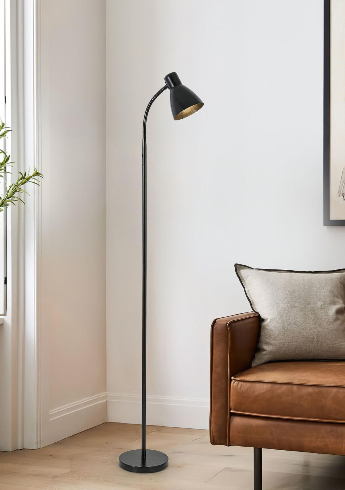 STOJACÍ LAMPA NOMP - černá, Lifestyle, kov/plast (18/147cm) - Mömax