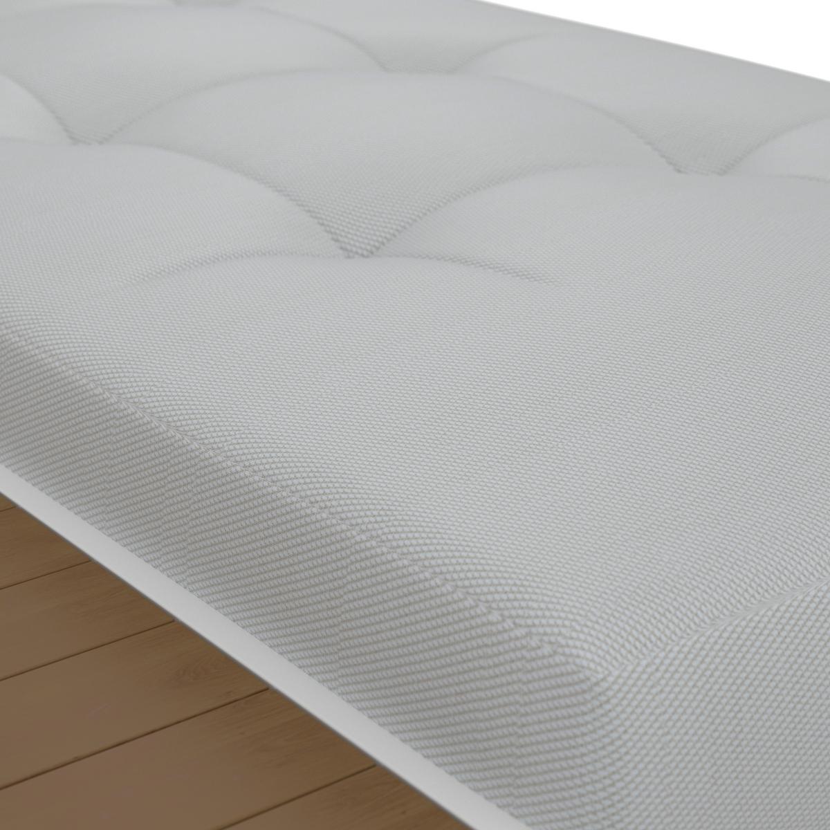 ZAHRADNÍ LEHÁTKO AVOLINA - bílá/světle šedá, Moderní, kov/textil (199/30/86cm) - Bessagi Garden