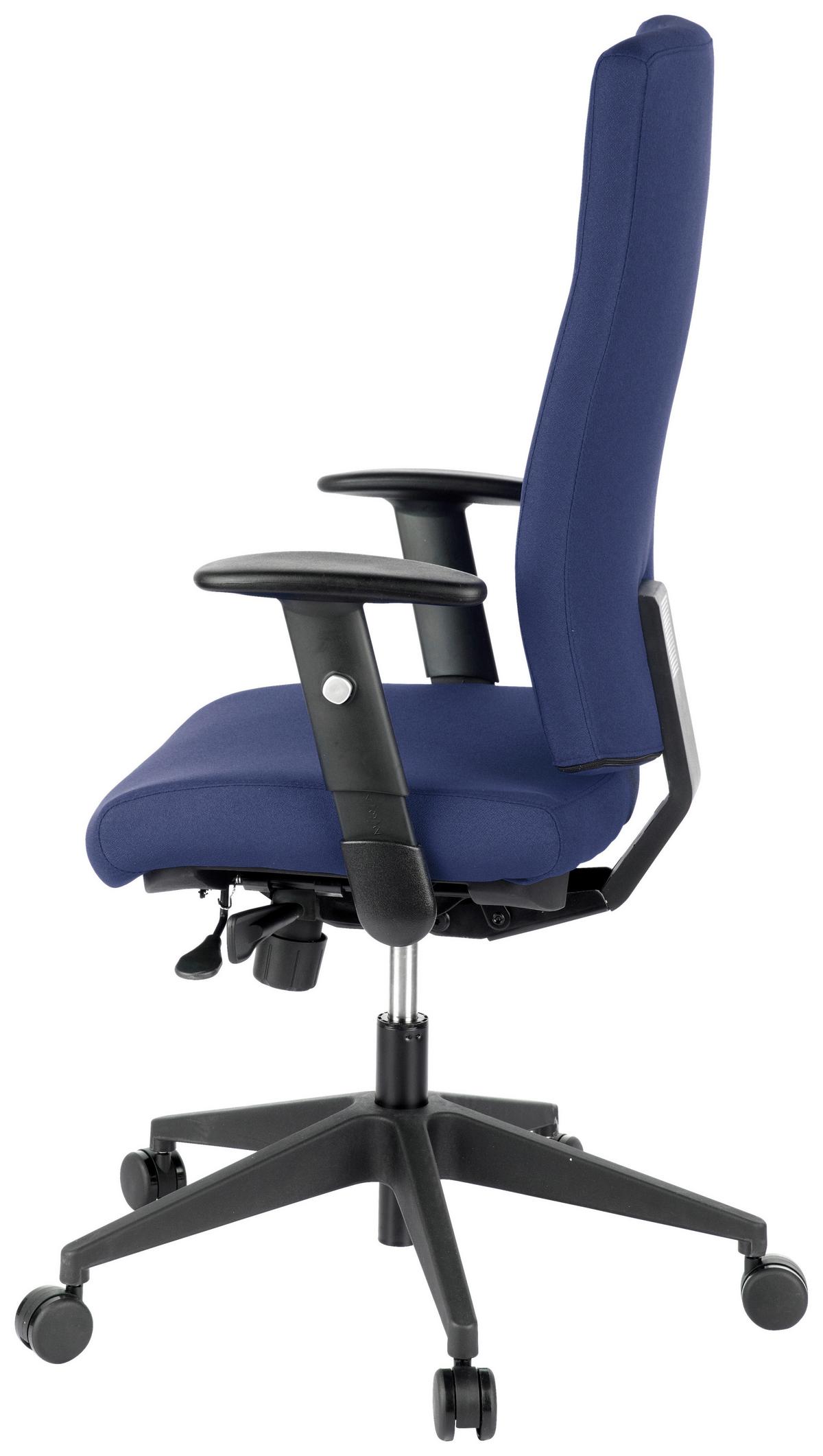 Drehstuhl Pro-Tec 300 Dunkelblau - Dunkelblau, MODERN, Kunststoff/Textil (57/125/53cm) - MID.YOU