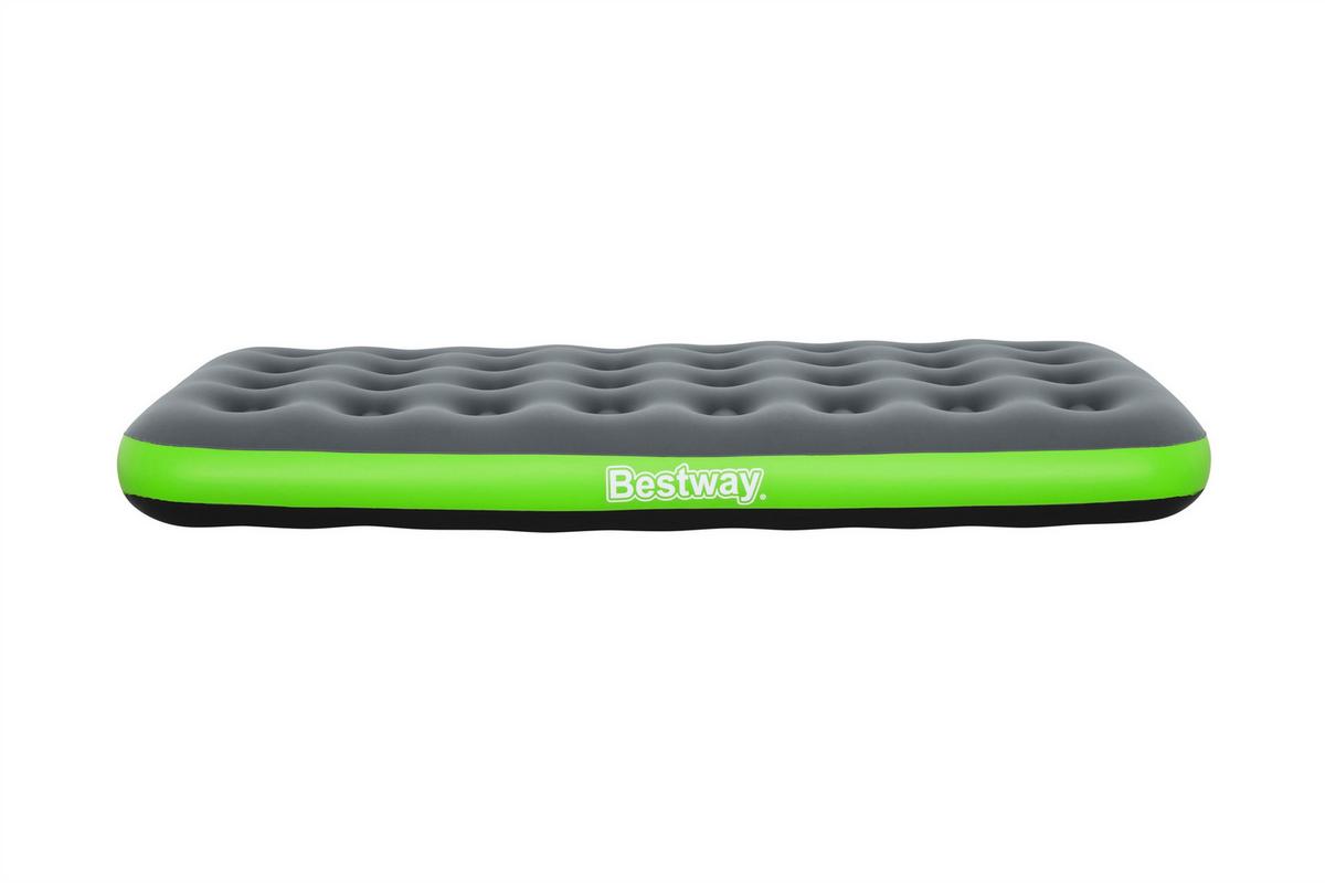 Luftbett Outdoor Roll & Relax 188x99x22 Cm Bis 150kg - Grau/Grün, MODERN, Kunststoff (188/99/22cm) - Bestway