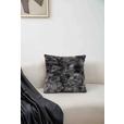 Fellkissen Dina - Anthrazit, MODERN, Textil (45/45cm) - Luca Bessoni