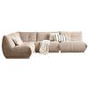 Ecksofa Giselle - Taupe, Trend, Textil (210/315cm) - Livetastic