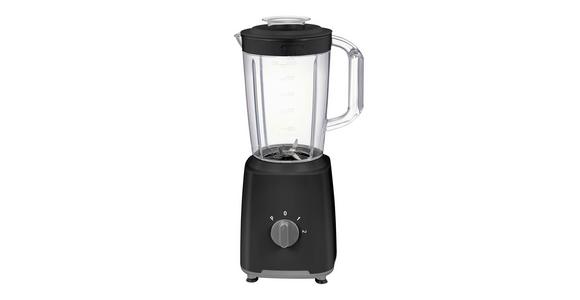 Standmixer Paola 500W Schwarz 1,5 L 2 Stufen - Schwarz, KONVENTIONELL, Kunststoff/Metall (18,7/16/38cm) - Bono