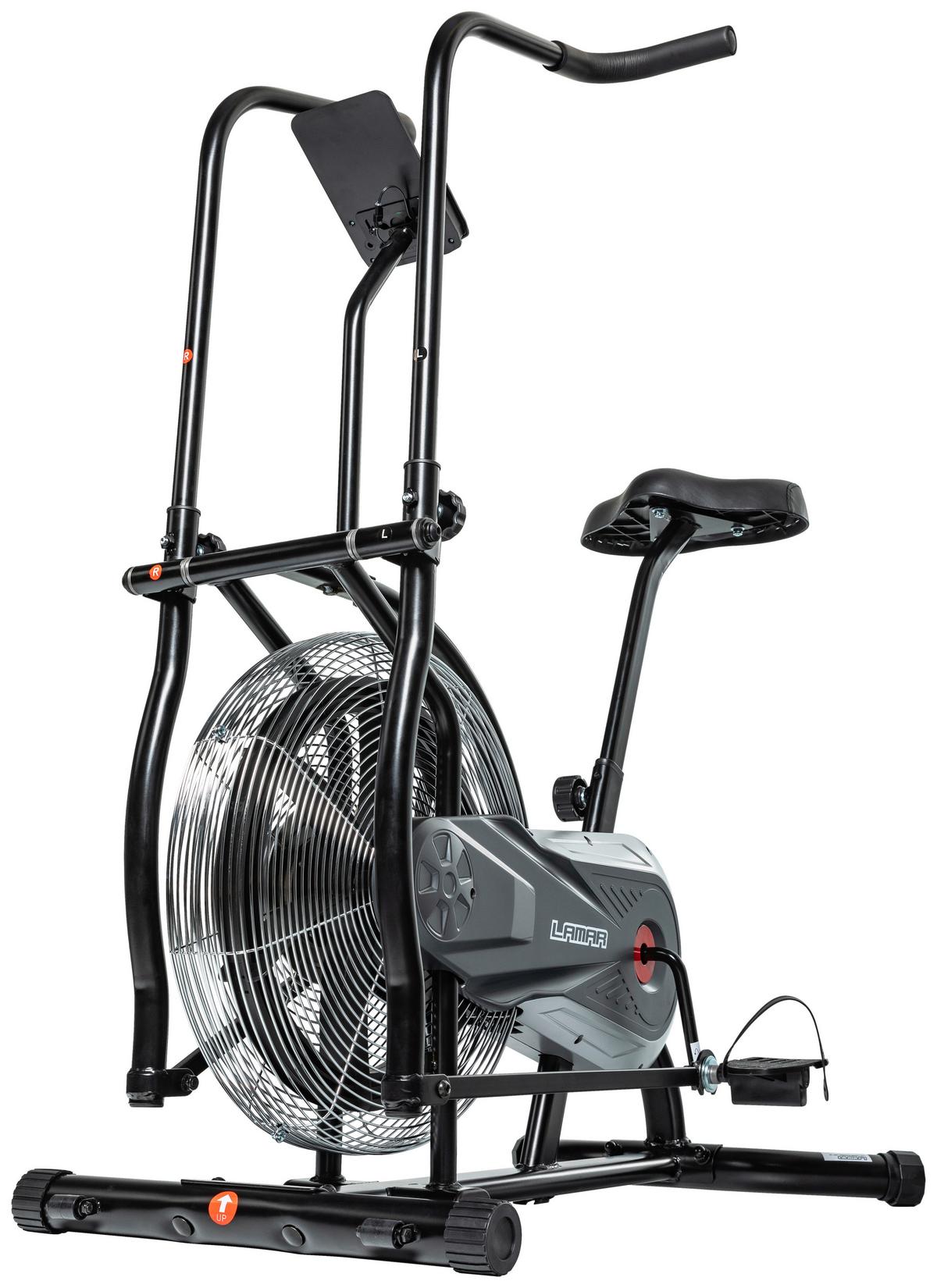 Heimtrainer Luftheimtrainer Lht 15 - Schwarz/Grau, KONVENTIONELL, Metall (111/61/136cm)