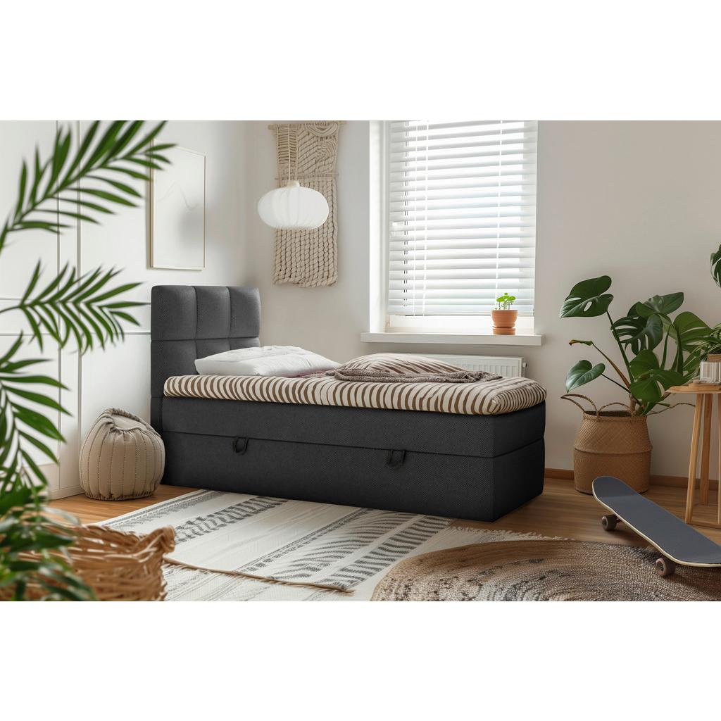 Boxbett Mit Topper & Bettkasten 90x200 Polly
