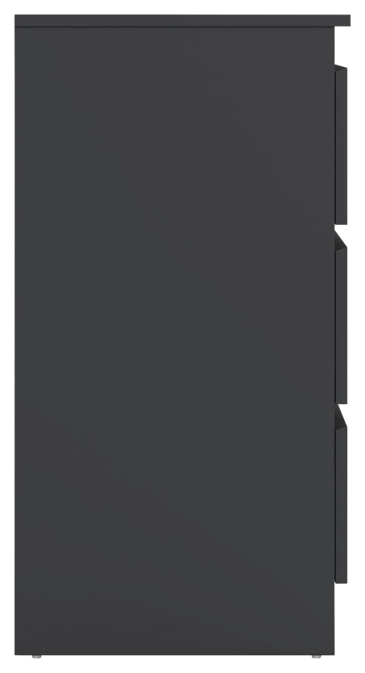 Komoda MARA antracit - antracitová, Konventionell, drevo (77/80/42cm) - Mömax