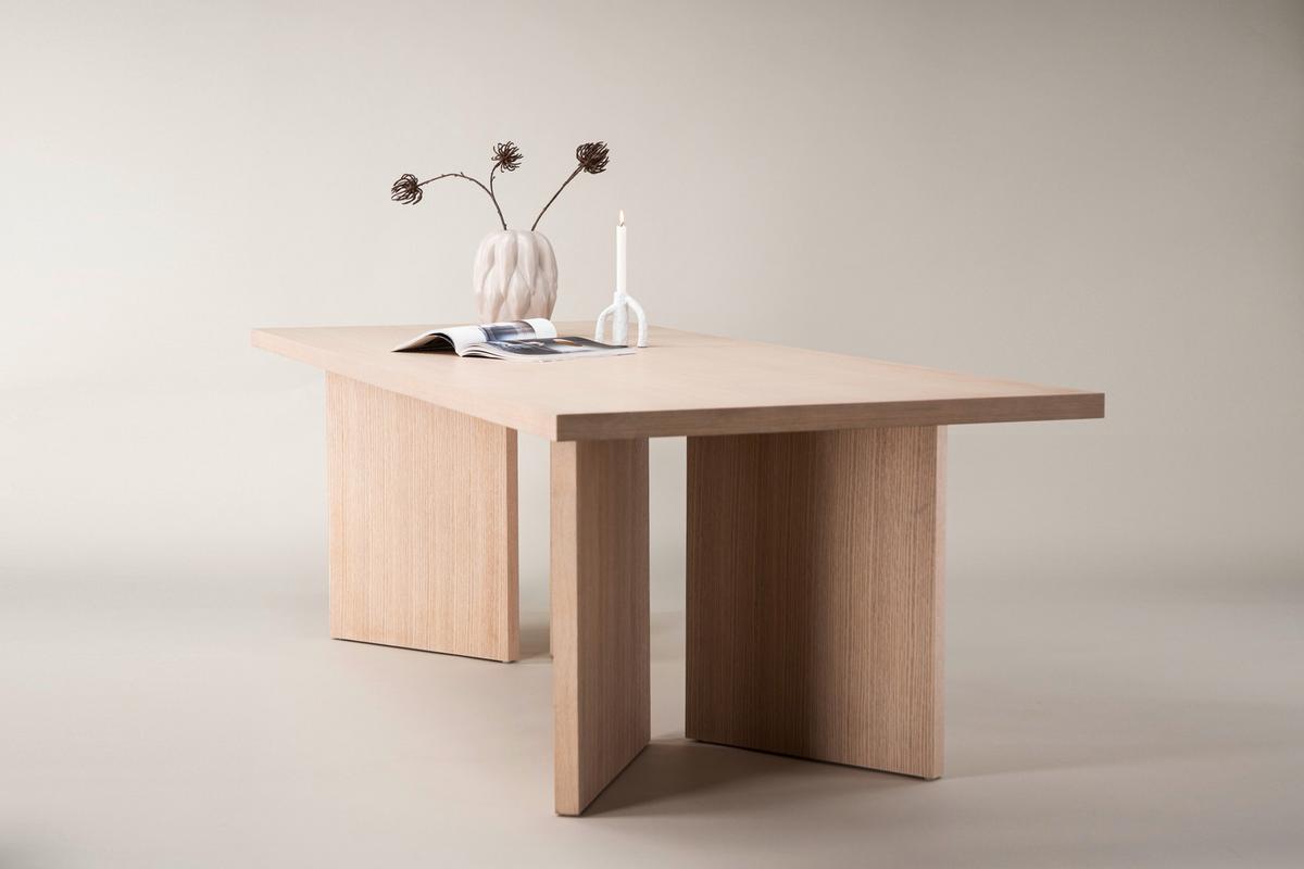 Esstisch Bassholmen - Beige, Design, Holz/Holzwerkstoff (240/100/74cm) - Livetastic