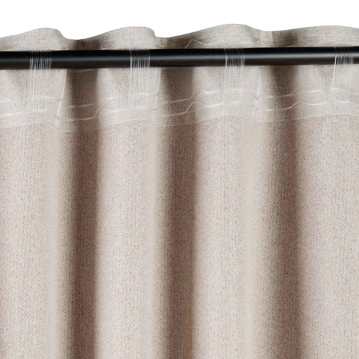 Zatemňovací závěs Allan, 135/255cm, béžová - béžová, Romantický / Rustikální, textil (135/255cm) - Premium Living