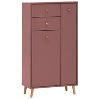 HIGHBOARD Bjarne Mauve B: 60,2cm - Mauve/Weiß, Design, Holzwerkstoff (60,2/113,4/33,05cm) - MID.YOU