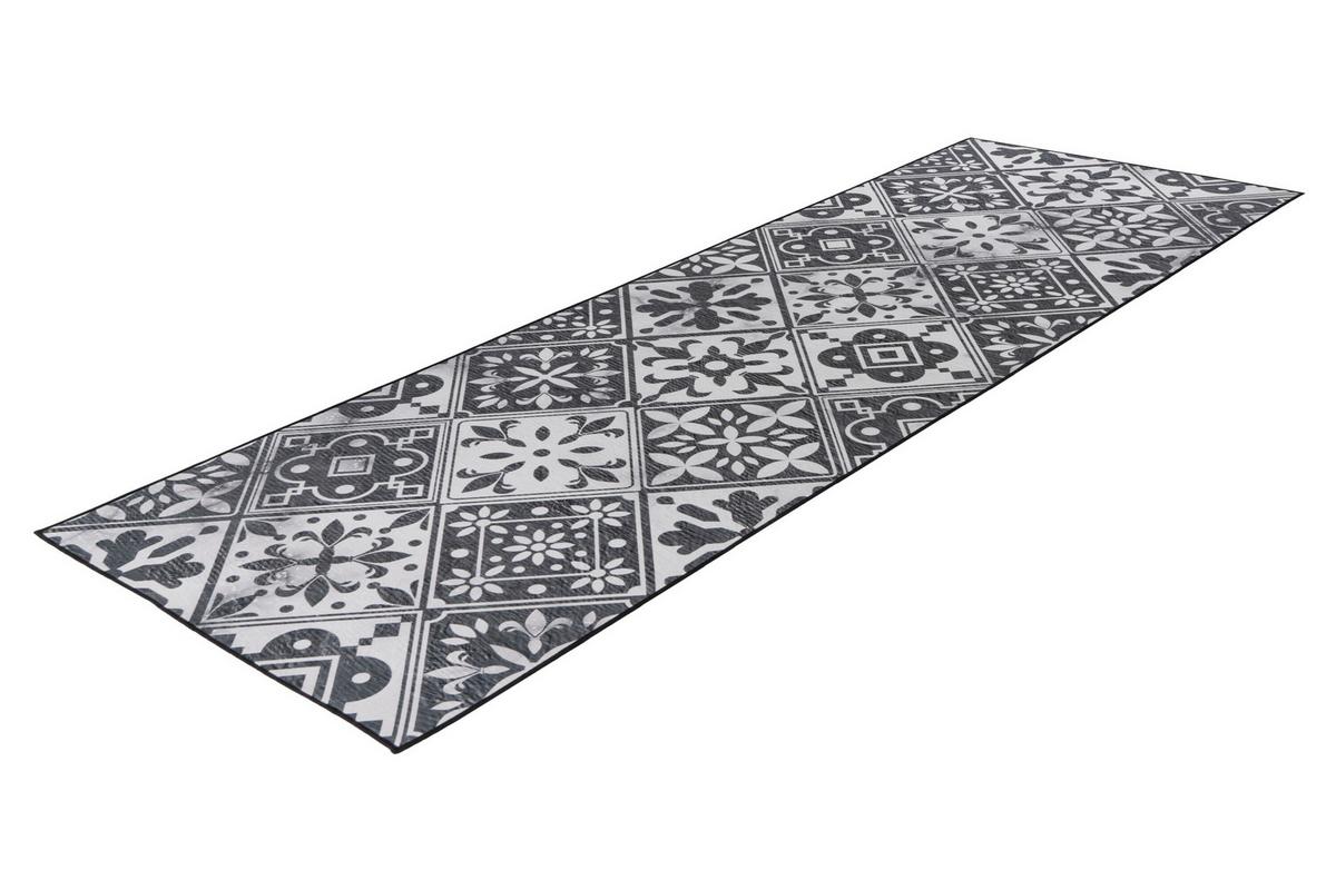 Flachwebteppich Grau, BxL: ca. 60x180 cm - Grau, Basics, Textil (60/180cm) - Kayoom