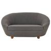 2-sitzer-sofa Looks Iv - Blau/Eichefarben, Design, Textil (178/82/114cm) - LOOKS by W.Joop