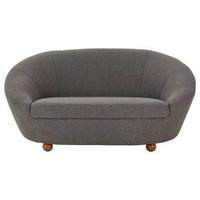 2-sitzer-sofa Looks Iv - Blau/Eichefarben, Design, Textil (178/82/114cm) - LOOKS by W.Joop