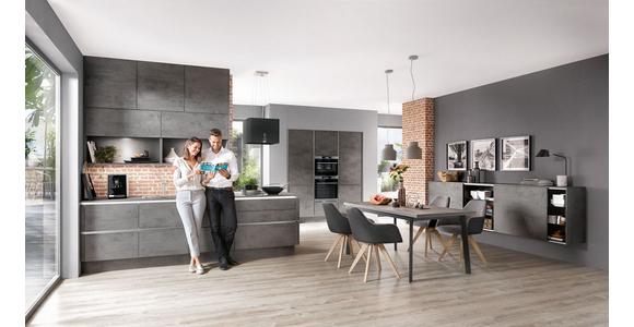 Einbauküche Riga - Anthrazit, MODERN, Holzwerkstoff - Vertico