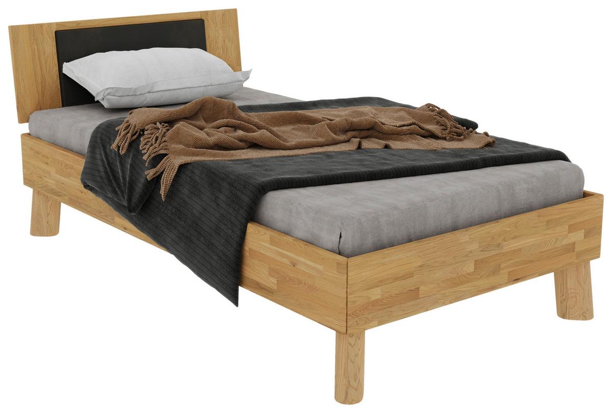 Bett Como Naturfarben /Wildeiche 100x200cm - Wildeiche/Naturfarben, MODERN, Holz (100/200cm) - MID.YOU