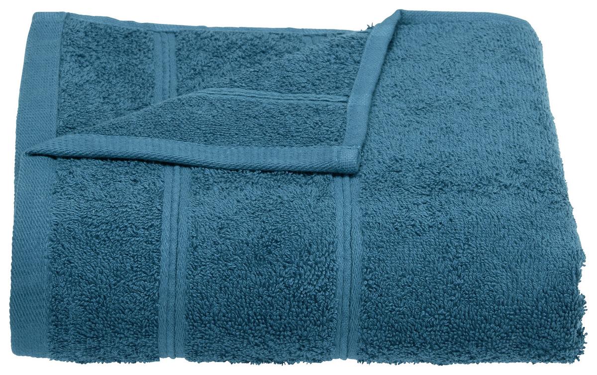RUČNÍK Melanie, 50/100cm, petrolejová - petrolej, textil (50/100cm) - Modern Living