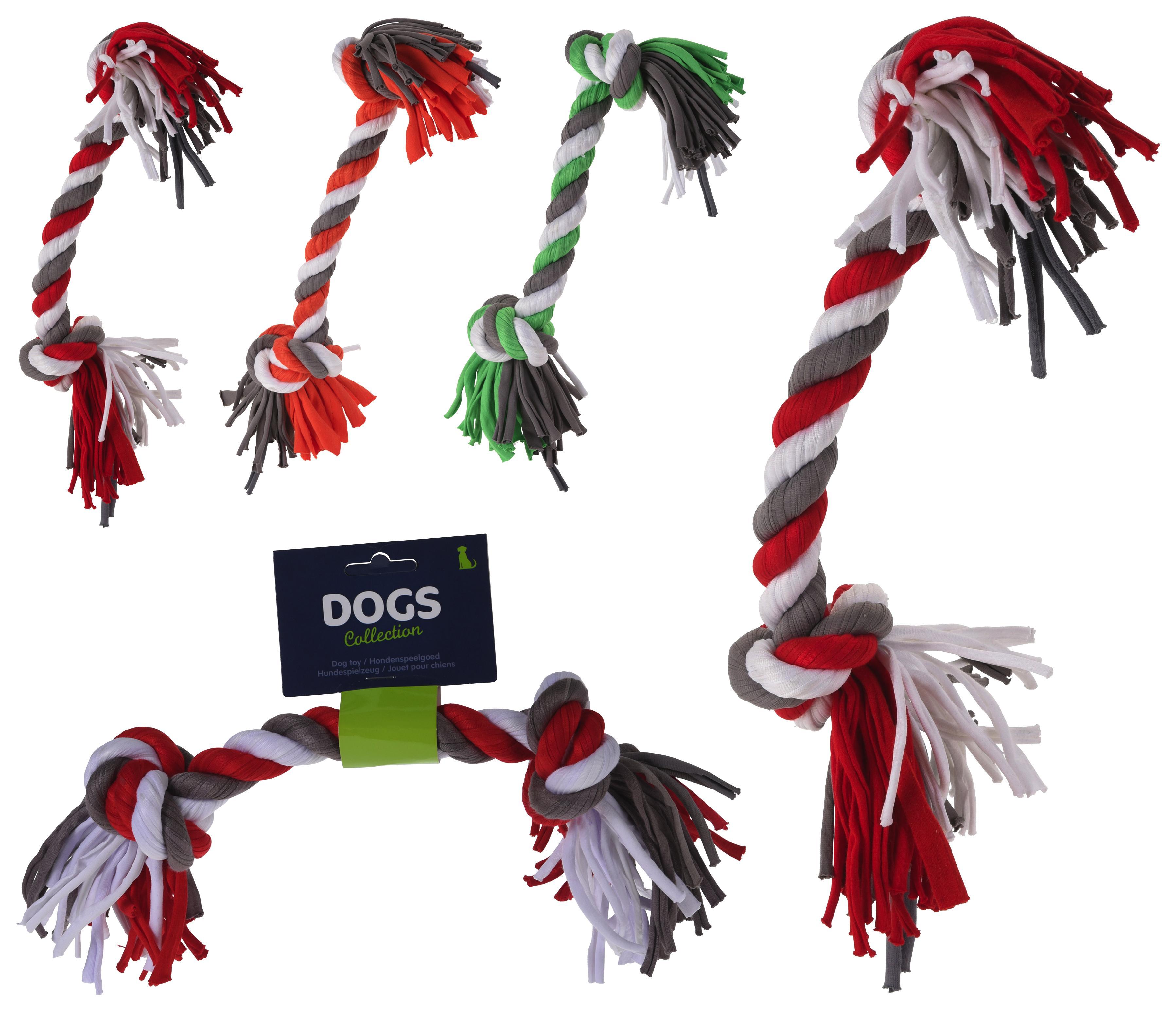 Kutyajáték Spike - Piros/Zöld, Basics, Műanyag/Textil (40cm)