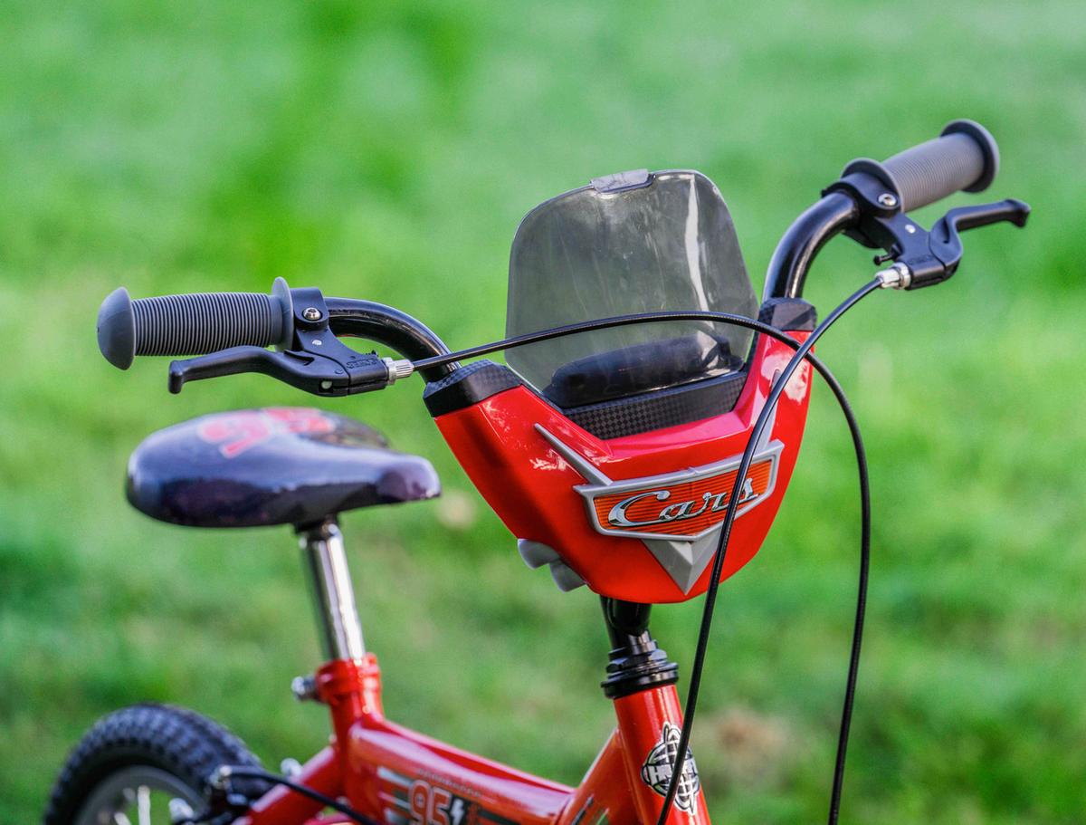 Kinderfahrrad Mit Stützrädern Cars 16 Zoll - Rot, Basics, Metall (54/78,1/106cm)