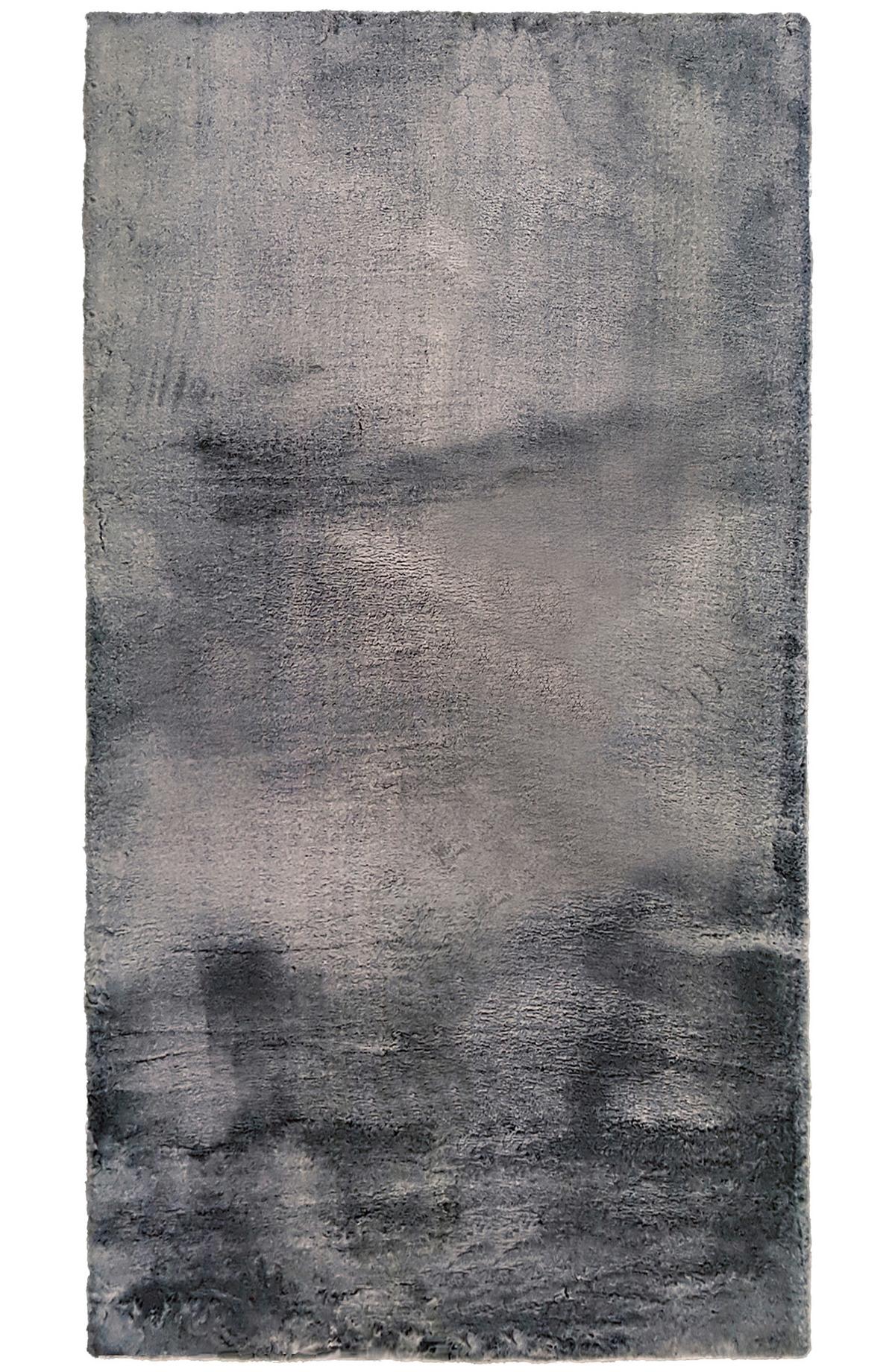 UMĚLÁ KOŽEŠINA Denise 2, 120/160cm, antracit - antracitová, Romantický / Rustikální, kožešina/textil (120/160cm) - Mömax