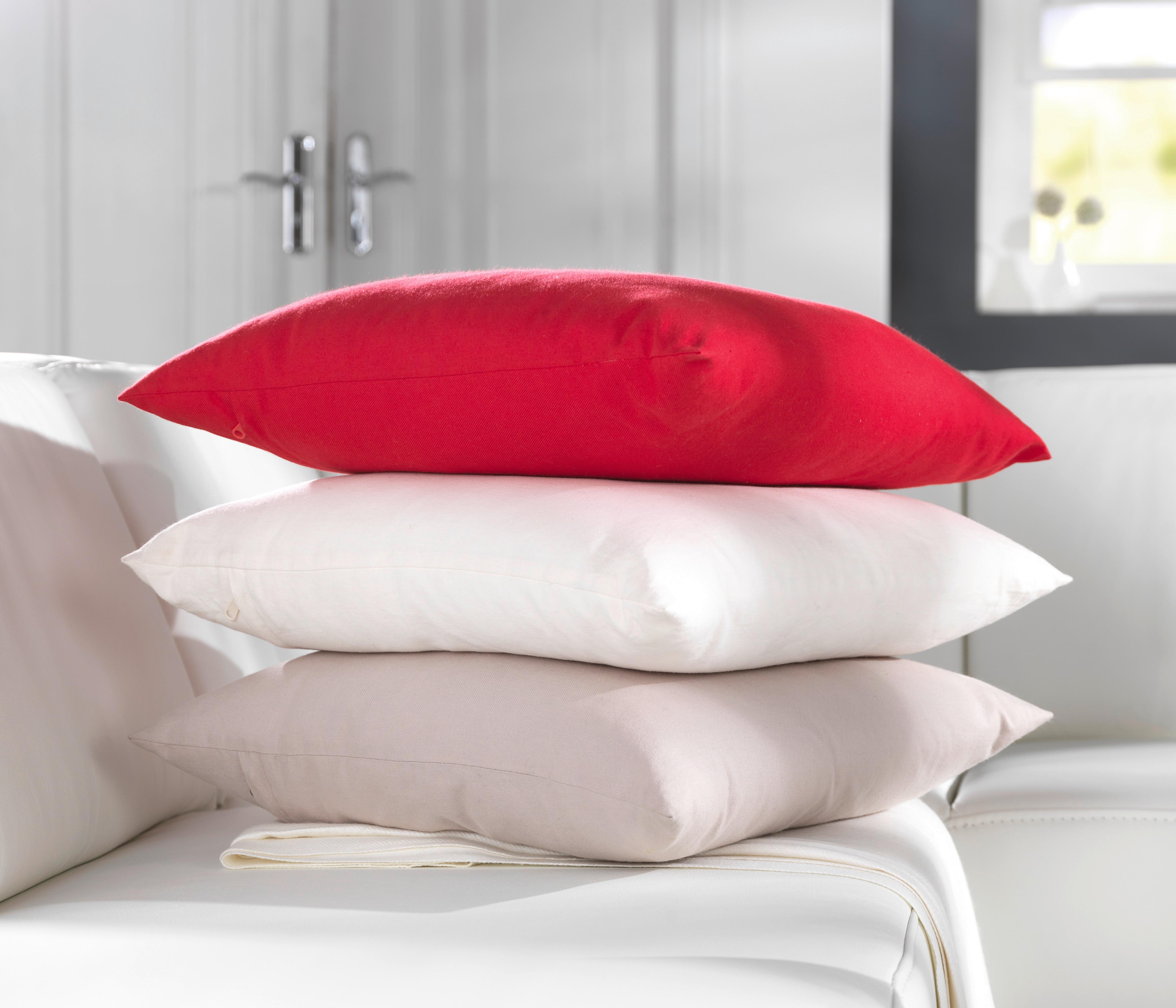 Polštář Ozdobný Zippmex, 50/50cm, Červená - červená, textil (50/50cm) - Modern Living