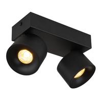 LED-Strahler 56961-2b - Transparent/Schwarz, Design, Kunststoff/Metall (20,5/7,2/12cm) - Globo