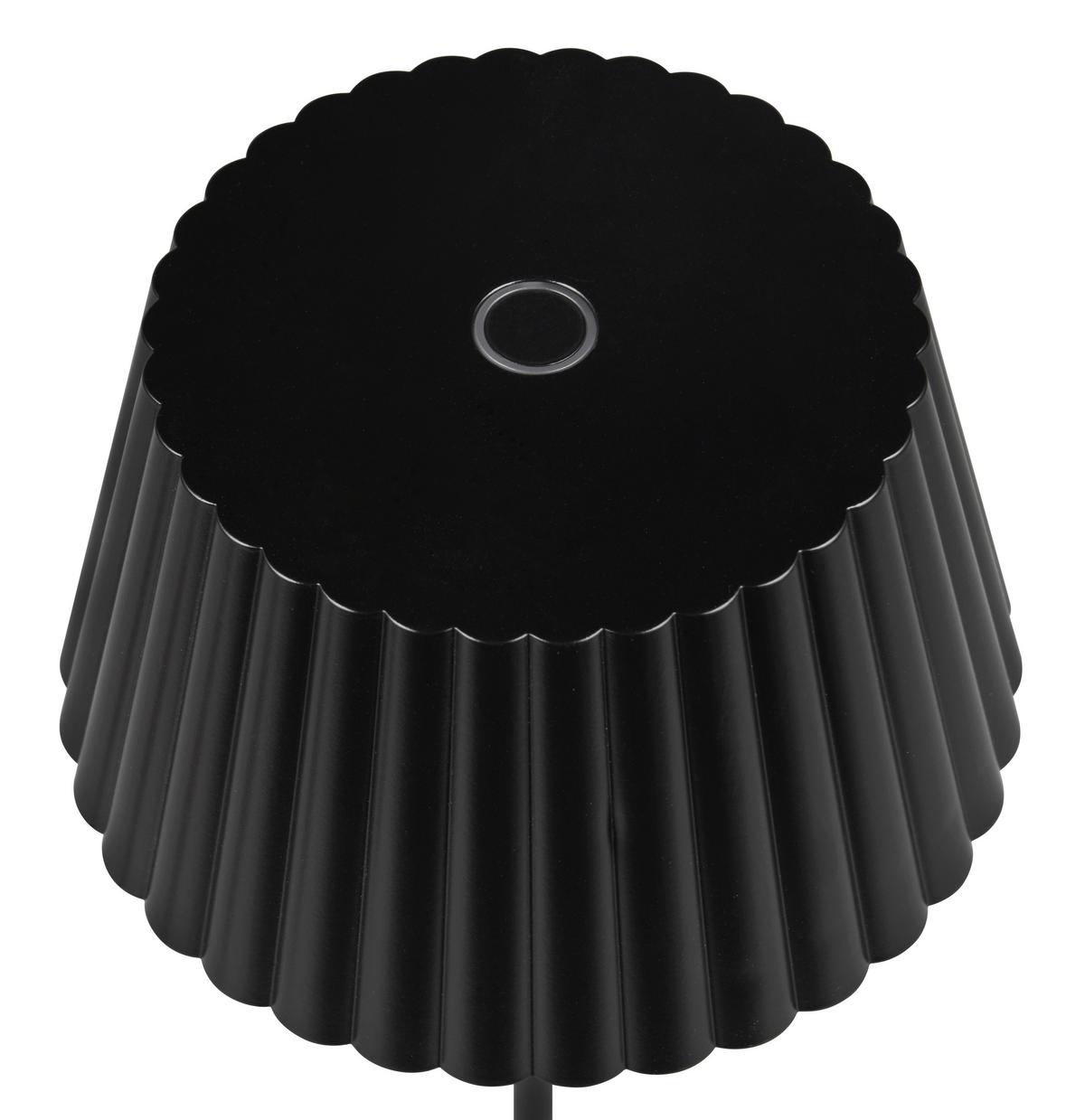 Akku-Tischleuchte R57706132 Suarez - Schwarz, KONVENTIONELL, Metall (13,5/39,1cm)