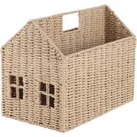 KOŠ KLARA -PAZ- - přírodní barvy, kov/papír (36/29/22cm) - Mömax