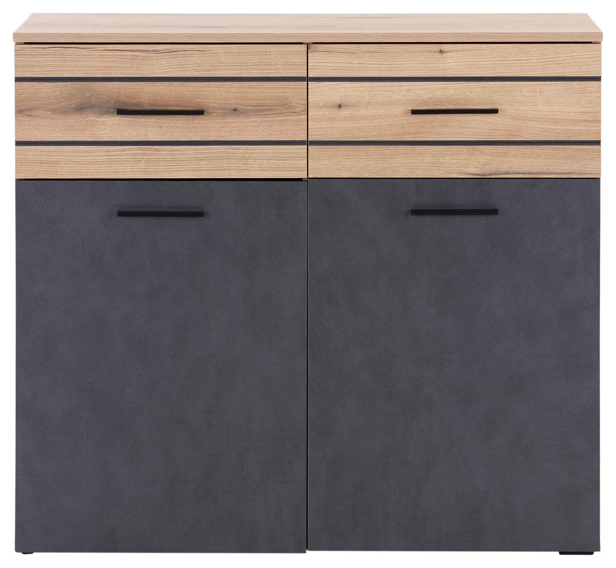Kommode B: 100 cm Limit Coast Evoke Eiche Dekor/Matera - MODERN, Holzwerkstoff (100/91/40cm) - Ondega