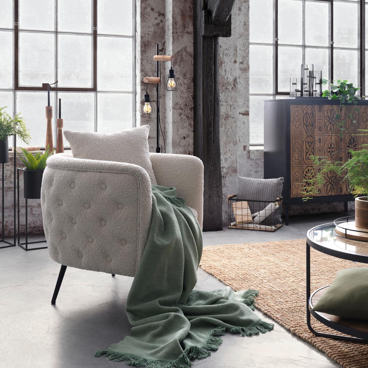 Deka El Sol,150/200cm,světle zelená - světle zelená, textil (150/200cm) - Modern Living