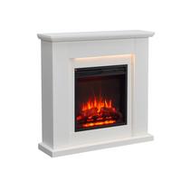 Elektrokamin Pandora - Weiß, Basics, Holzwerkstoff/Metall (89/88/25cm)
