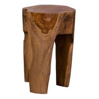 Beistelltisch Rose Teakfarben B: 26cm - Teakfarben, Design, Holz (26/26/40cm) - MID.YOU