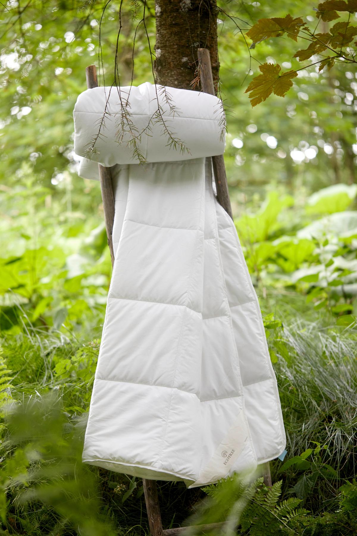 PŘIKRÝVKA BAMBOO - bílá, Moderní, textil (135-140/200cm) - ecoTree