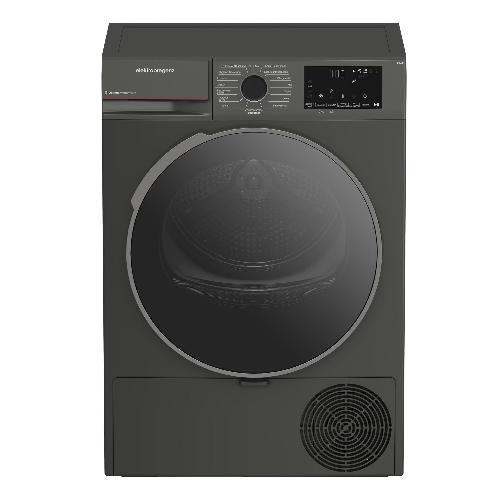Wärmepumpentrockner TKFX94201 Füllmenge ca. 9 kg, EEKL: A - Grau, Basics (59,8/84,6/67,3cm) - Elektra Bregenz