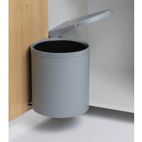 Einbauabfallsammler Einbau-Abfallsammler - Grau, Basics, Kunststoff (26,5/29/26,5cm)