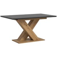 Ausziehtisch Marlon Melamin Dekor Grau,b:150-190cm - Eiche Artisan/Grau, KONVENTIONELL, Holzwerkstoff (150-190/90/76cm) - MID.YOU