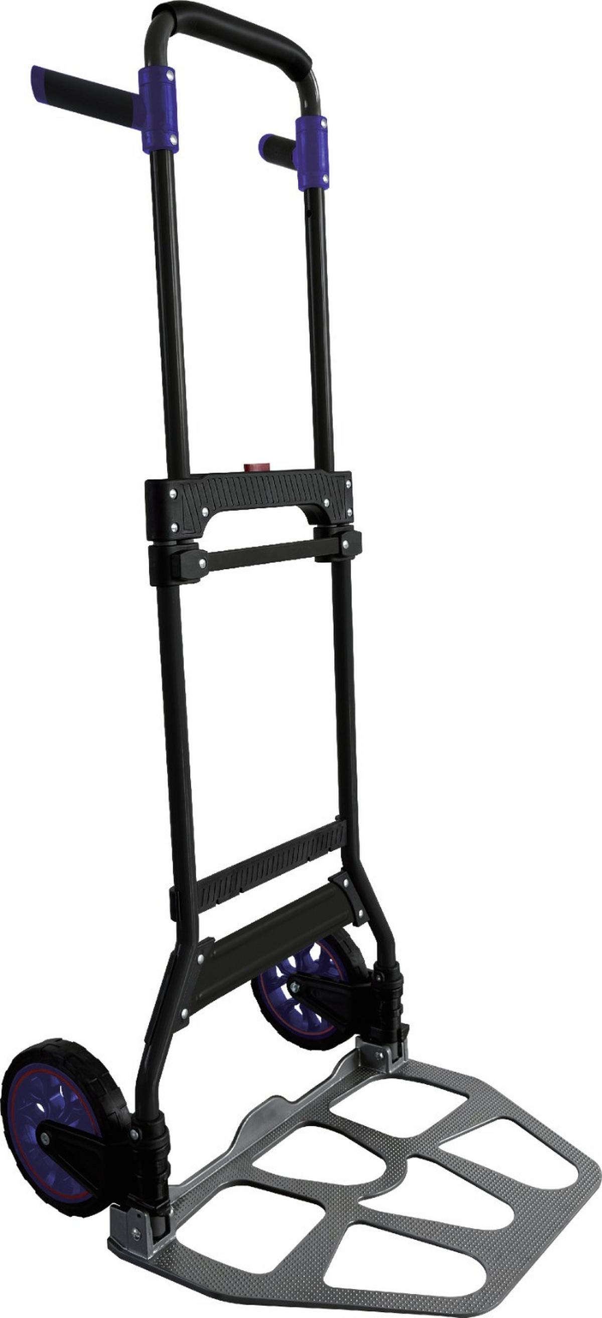 Transportkarre Traglast ca. 120 kg - Schwarz, Basics, Kunststoff/Metall (52/485/114cm)
