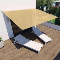 Sonnensegel Rechteck 3x2,5cm - Beige, MODERN, Textil (300/250cm)