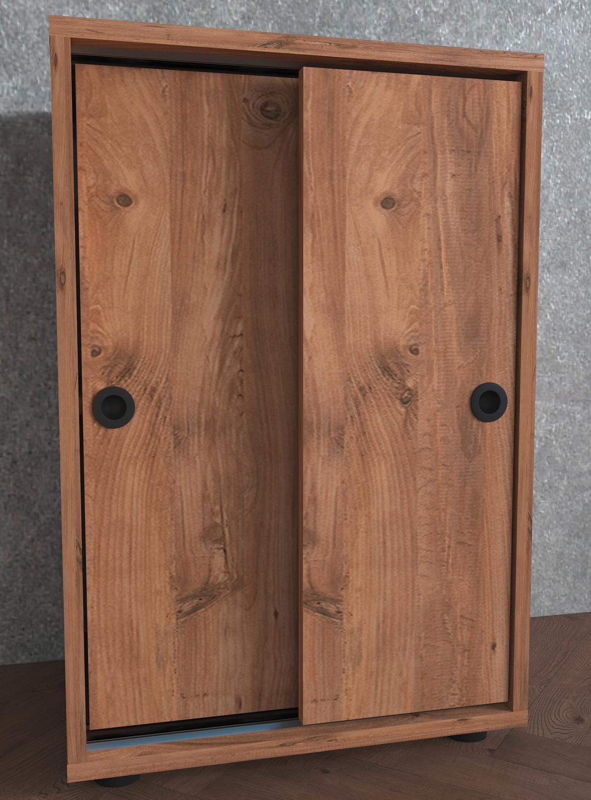 Aktenschrank Ulas Honigeiche Dekor B: 49 cm - Honigeiche, Design, Holzwerkstoff (49/74/38cm) - MID.YOU