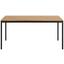 Esstisch Seaford B: 80 cm Eichefarben - Eichefarben/Schwarz, KONVENTIONELL, Holzwerkstoff/Metall (160/80/74cm) - Carryhome Esstisch Seaford B: 80 cm Eichefarben - Eichefarben/Schwarz, KONVENTIONELL, Holzwerkstoff/Metall (160/80/74cm) - Carryhome