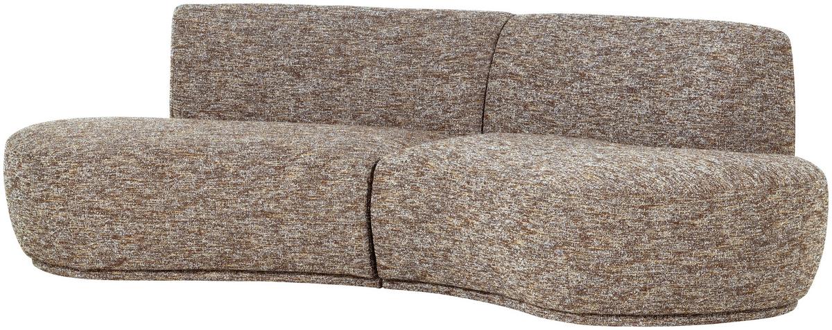 Bigsofa Batavier Hellbraun B: 254cm - Hellbraun, Design, Textil (254/74/122cm) - Livetastic