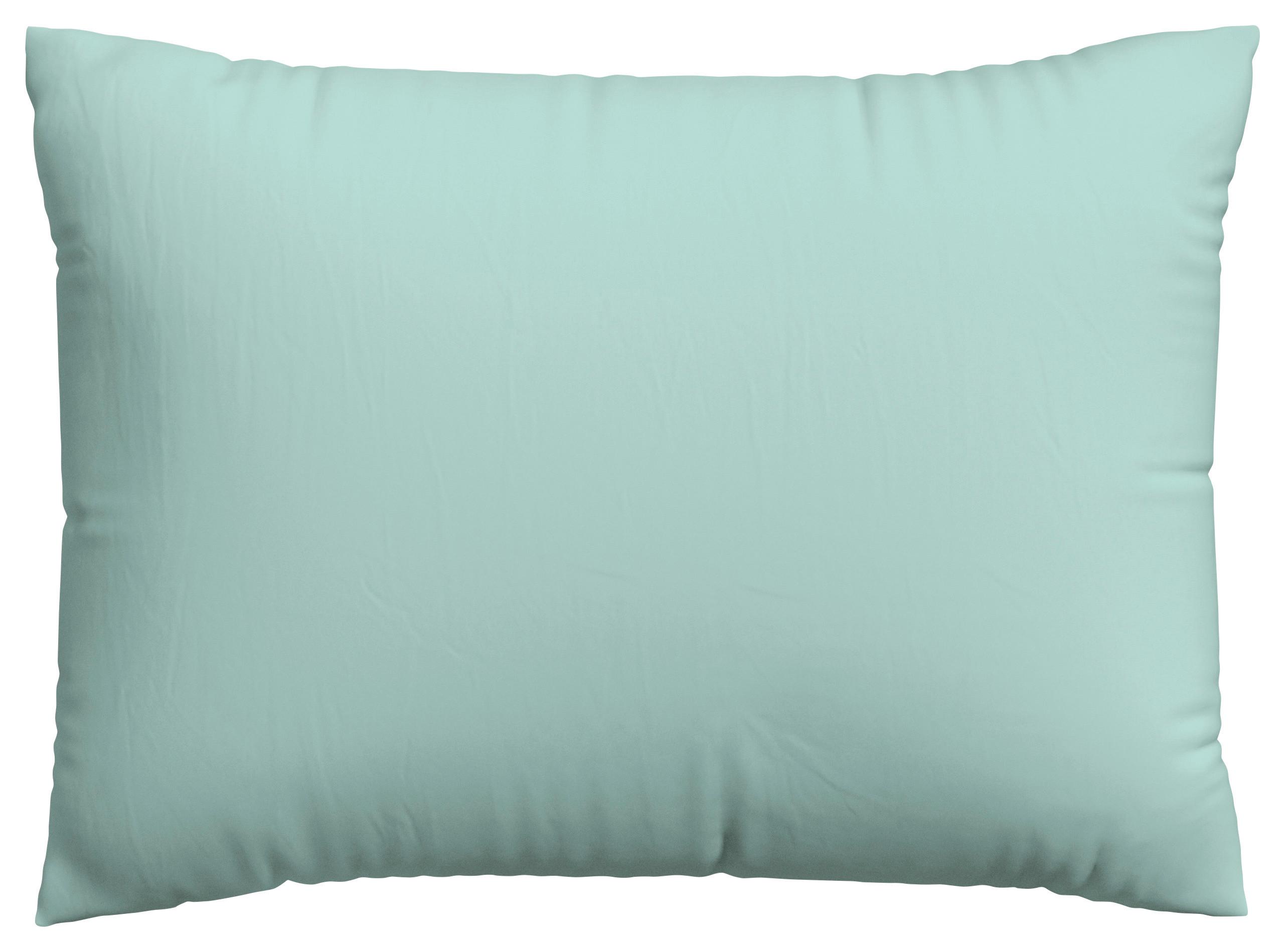 Kissenbezug Knitted 70x90 cm Jersey Türkis - Türkis, Basics, Textil (70/90cm) - Schlafgut