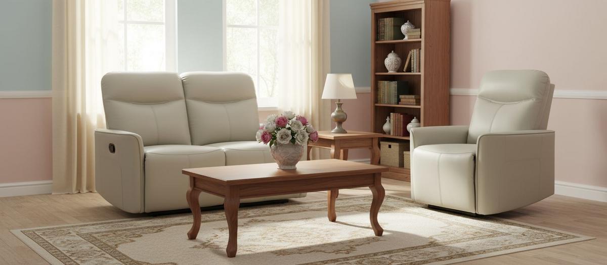 Sitzgarnitur 2-tlg. City Mit Relaxfunktion Grau - Grau, KONVENTIONELL, Textil (140/102/92cm) - P & B