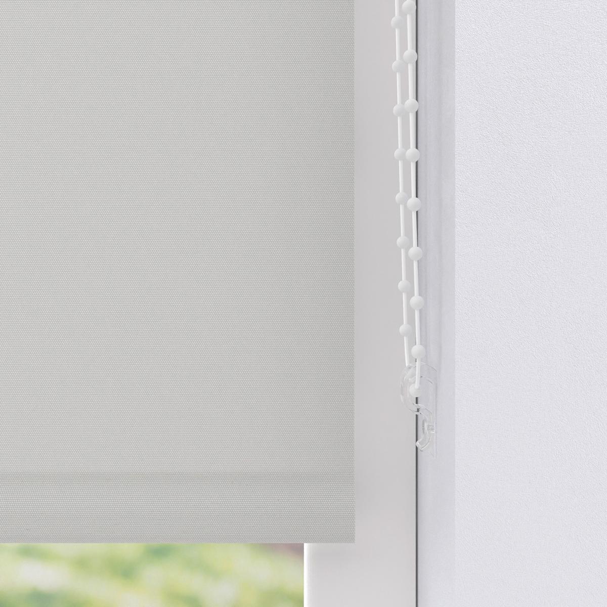 Rollo 100x190 cm mit Kettenzug - Grau, Basics, Kunststoff (100/190cm)